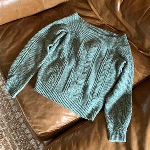 Off the shoulder sweater